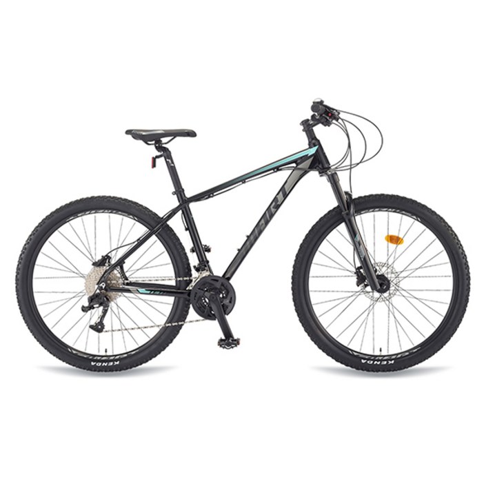 스마트자전거 테트라 5XX MTB 2024년 69.9cm27.5인치 30단 유압식디스크브레이크 입문용 미조립, 1개, 180cm, M사이즈 블랙