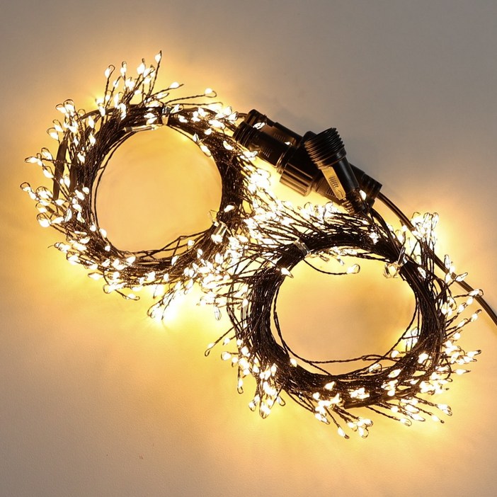 케이트가든 크리스마스 트리 와이어 지네 전구 연결형 400구 800구 어댑터 연장선