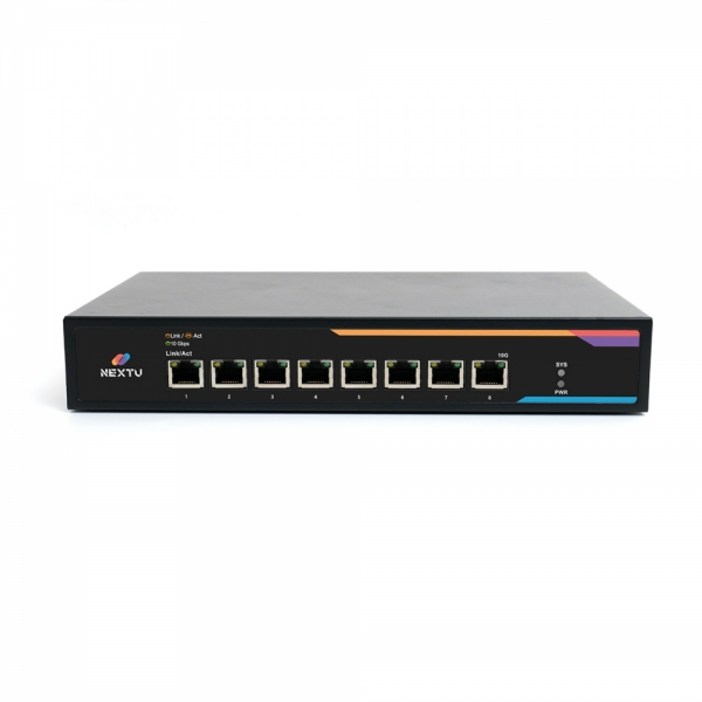 NEXTU 스리오 8포트 10G TP 언매니지드 스위치허브 (9108GS-TP10G), 단일상품, 1개