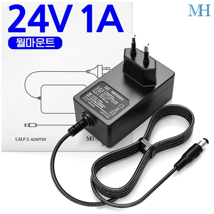 명호전자 DC 24V 아답터 1A 1.5A 2A 3A 3.5A 5A 6A 8A 9A 어댑터