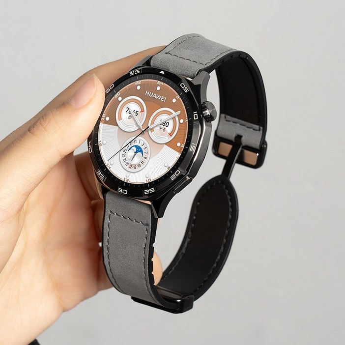 갤럭시워치7 클래식 갤럭시워치8 스트랩 남성용 가죽 블루투스 호환