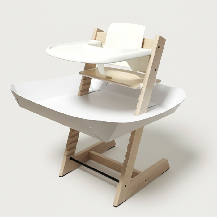 하이체어 푸드캐처 탈부착 이유식흘림방지 음식물 받침 트립트랩 호환