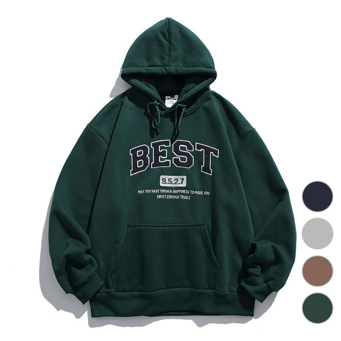 Ethel  박시 후드티 맨투맨 커플후드티 입체 후드