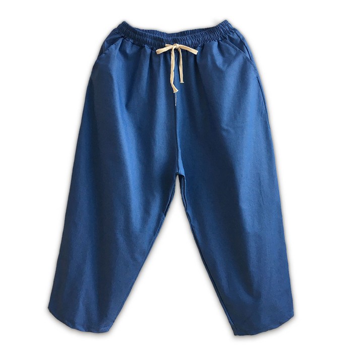 점프 남자 벌룬 빅 와이드 배기 팬츠