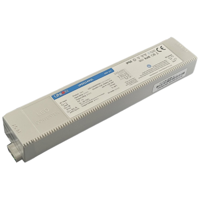 유니온 방수 SMPS 24V 60W LED안정기 컨버터 전원공급기 아답터, 100개