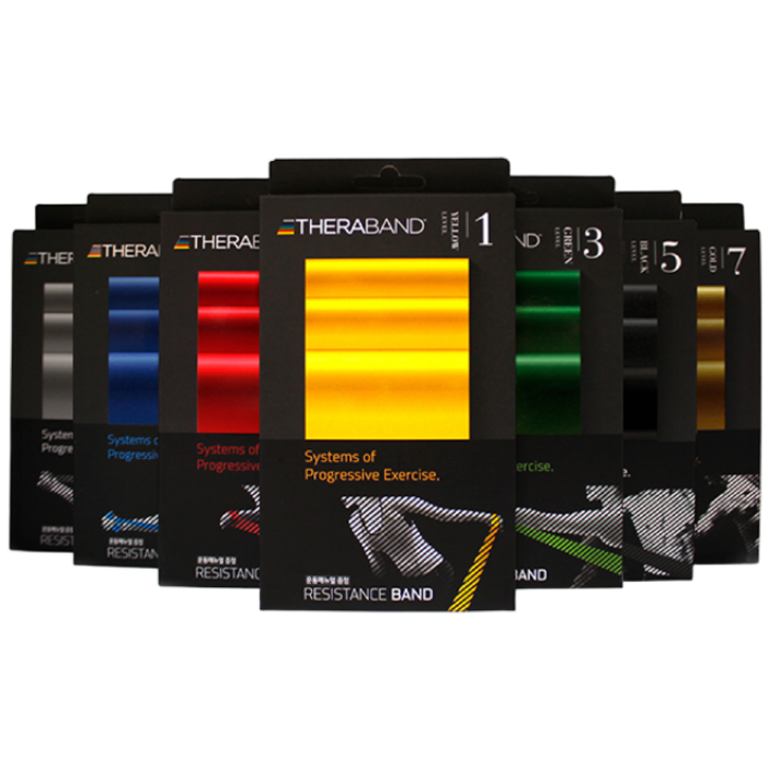 세라밴드 2m 천연고무 운동 라텍스밴드, 골드lv.7, 1개