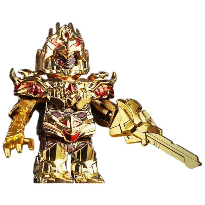 블링블링 럭셔리 끝판왕 트랜스포머 골든에디션 3종 호환블록 브릭미니피규어, 1개