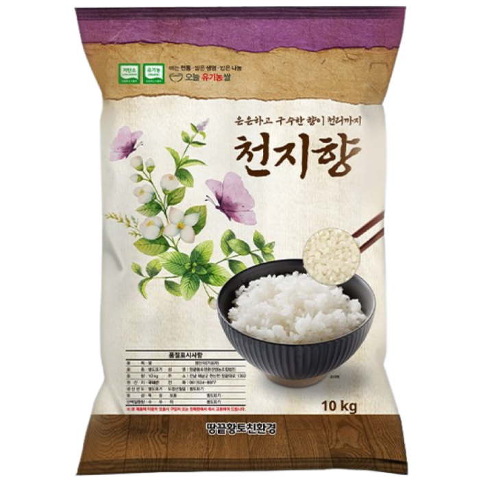 윤라이스 유기농 천지향 쌀 10 kg 상등급, 상등급, 1개, 10kg