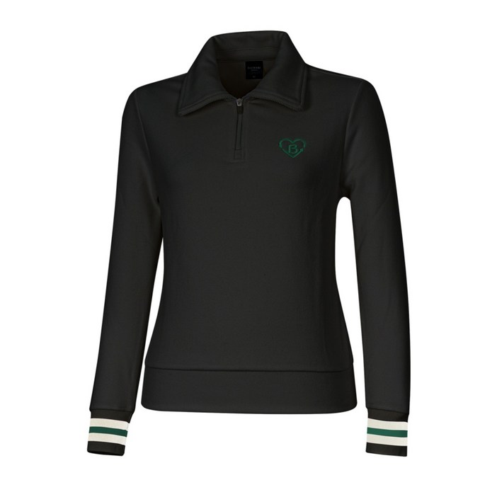 빌트모아 여성 겨울 골프웨어 빅에리 포인트 집업티셔츠