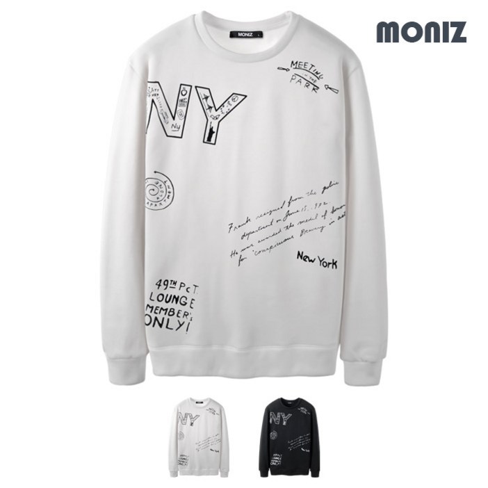모니즈 NY 뉴욕 맨투맨 MTM270
