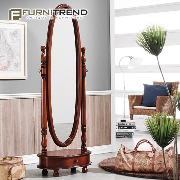 퍼니트랜드 엔틱가구 로라 럭셔리 샤인 전신경 전신거울