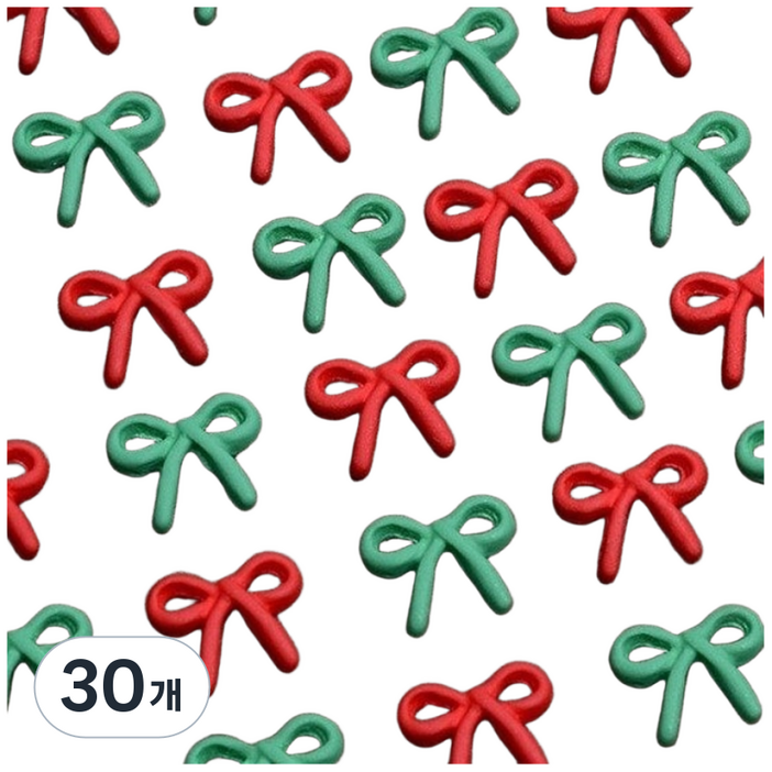 크리스마스 미니 매듭 리본파츠  JS