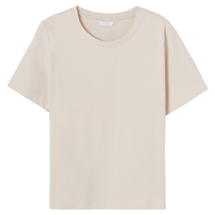 클라비스 여성용 에센셜 베이직 반팔 티셔츠