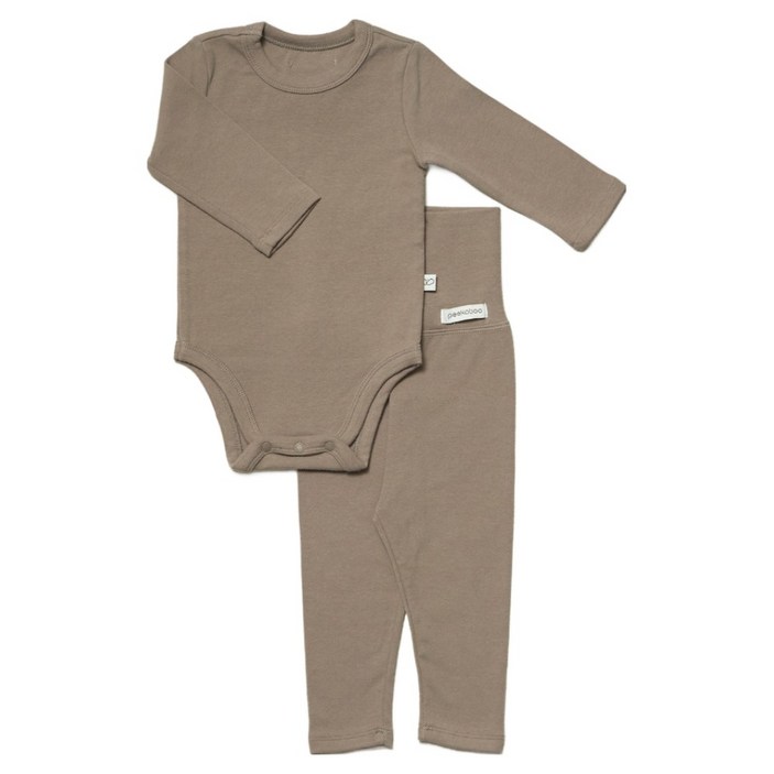 피카부 유아용 누보 바디수트 뉴트럴 상하의 세트