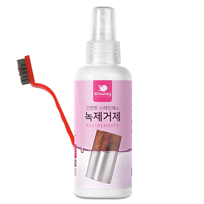 슬로웨이 스테인레스 녹제거제 브러쉬 세트, 150ml, 1개 슬로웨이 스테인레스 녹제거제 브러쉬 세트, 150ml, 1개