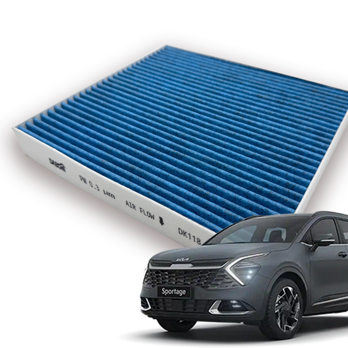 다보니 PM0.3 블루 활성탄 에어컨 필터 스포티지NQ5&하이브리드