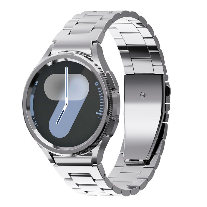 칸탐 애플워치 클래식 메탈 스트랩, 실버, 1개