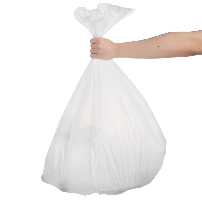 코멧 배접 쓰레기 비닐봉투, 화이트90x110cm, 100L, 100매