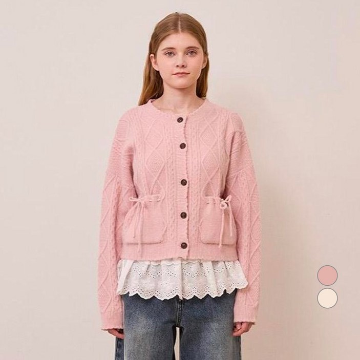 키르시 여성용 피셔맨 스탠다드핏 가디건