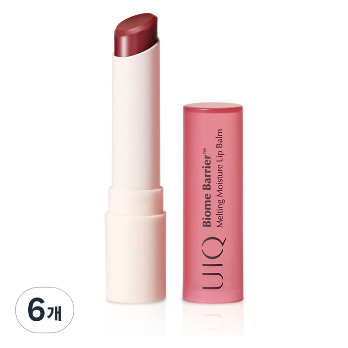 유이크 바이옴 베리어 멜팅 모이스처 립밤, 6개, 3.2g, 모브라이즈