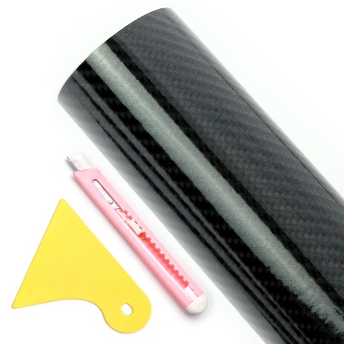 에이스피드 카본 시트지 + 칼 + 헤라 200 x 30 cm