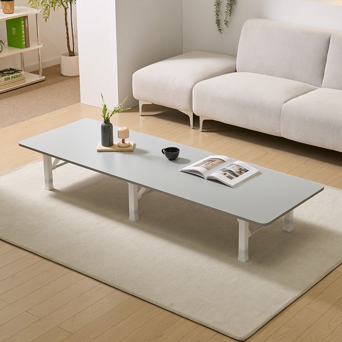 아이캔컴퍼니 국내생산 LPM 모모 폴딩 쌍다리 4단 높이조절 테이블 고객직접설치