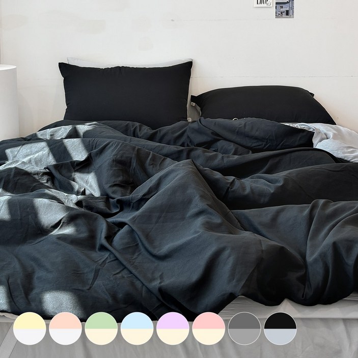 루시드슬립 디어마이 리버서블 워싱 옥수수솜 차렵이불