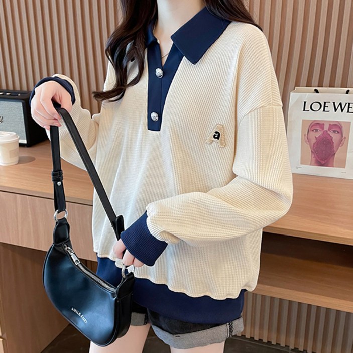 어썸풀 멀티시 카라 맨투맨 어썸풀 멀티시 카라 맨투맨