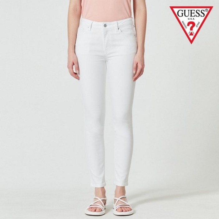 게스 YO2D9043 [에센셜]화이트 슬림 스키니 216827