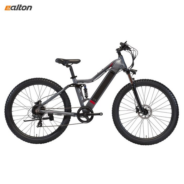 2022 알톤 전기자전거 니모27.5FS 풀쇼바 +유압식 편안한주행감 무광블랙 미조립 박스 배송, 무광블랙, 알루미늄