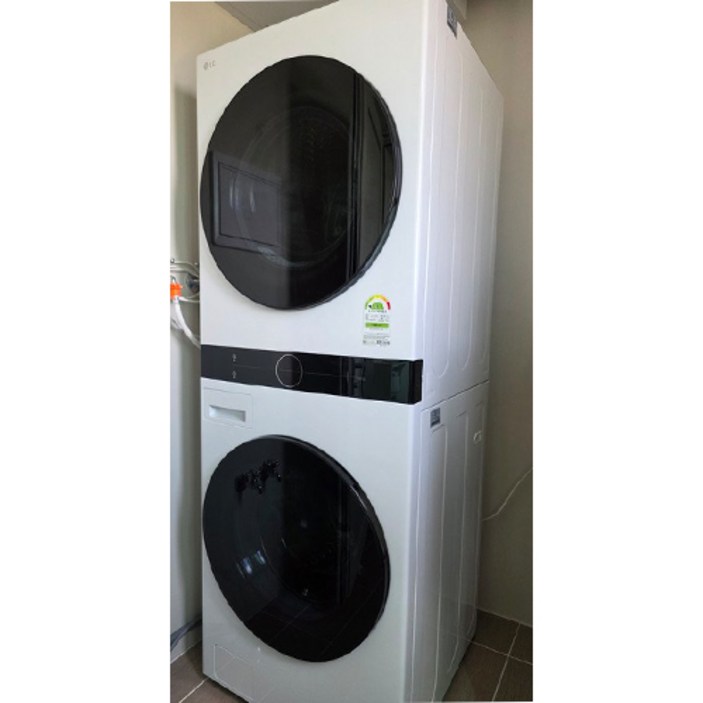 LG전자 오브제컬렉션 트롬 워시타워 W20WANQ 세탁기 23kg + 건조기 20kg 릴리 화이트 방문설치