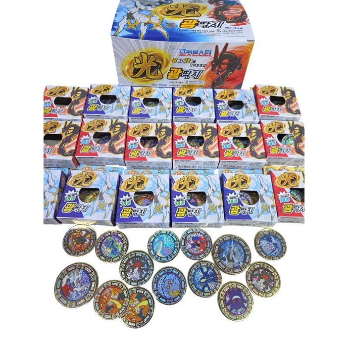 바로받는 포켓몬스터 광딱지 1박스, 18개, 단일색상