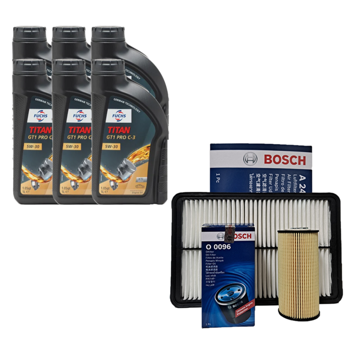 뉴쏘렌토R 디젤 훅스 타이탄 GT1 프로 C3 5W30 보쉬필터패키지