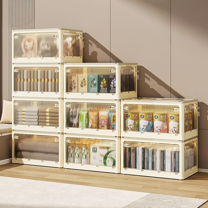 DS리빙 프리미엄 5면 오픈형 접이식 리빙박스 폴딩 수납 캠핑 다용도