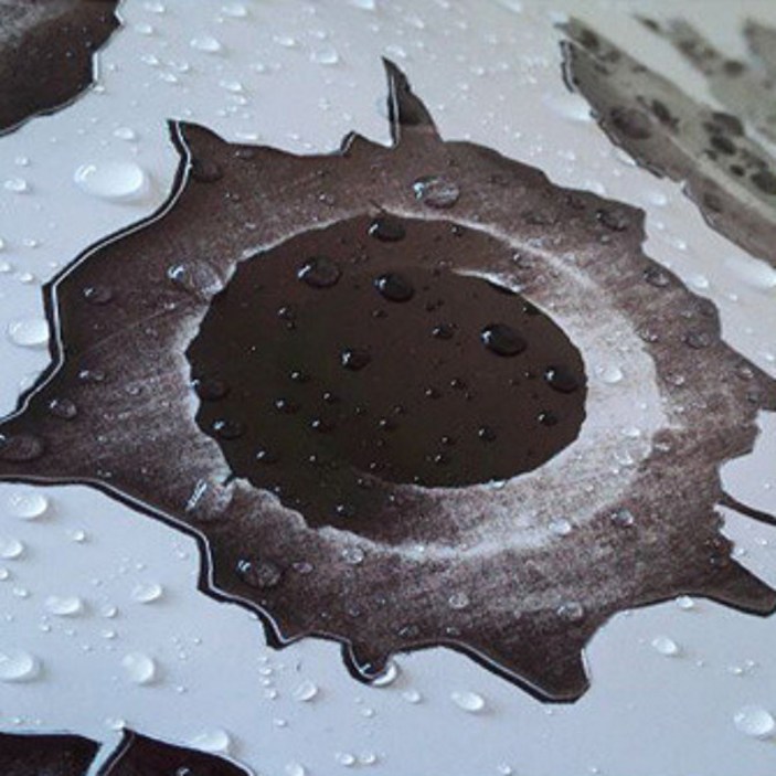 차량 흠집 가리기 스티커 총알 스크래치 스티커, 1개