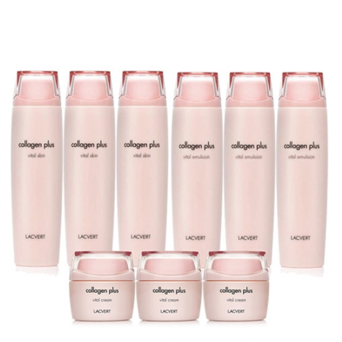 엘지생활건강 라끄베르 콜라겐 기초 세트스킨 220ml에멀전 220ml크림 60ml×3개