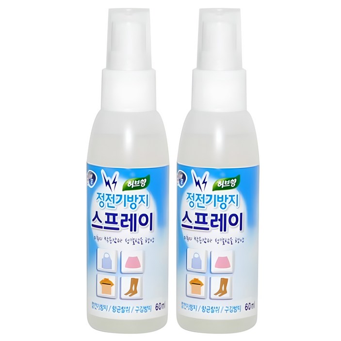 리빙굿 옷 정전기 방지 스프레이 허브향 본품