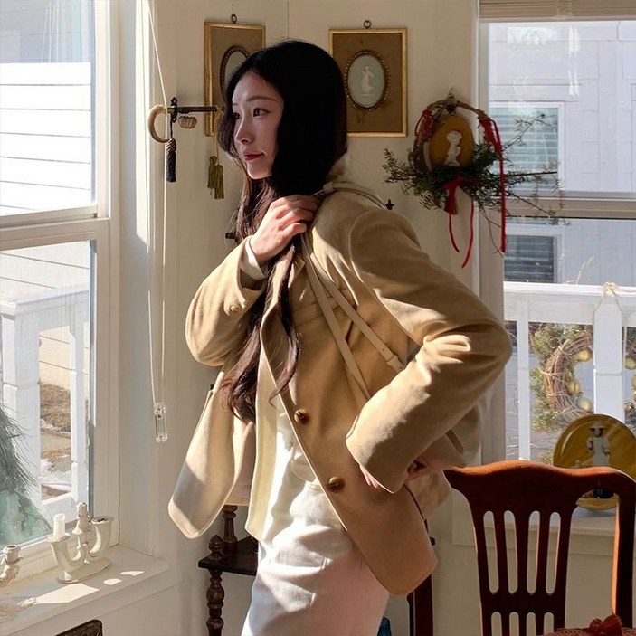 백화점 정품 25FW 잇미샤 26 SS 소프트 스웨이드 자켓 ITQ2ZLJ750