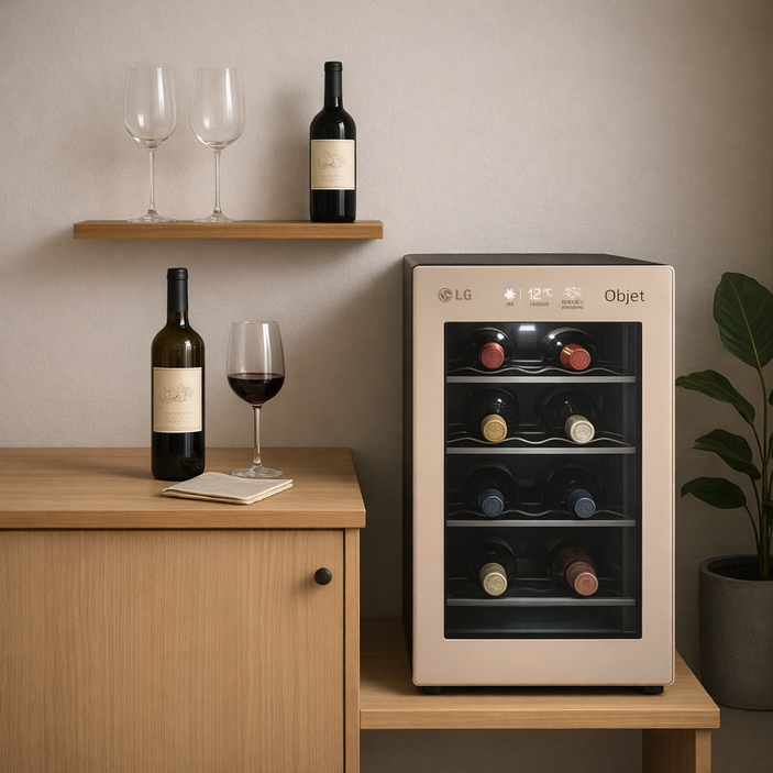 LG전자 W0082GCB 디오스오브제컬렉션와인셀러8병