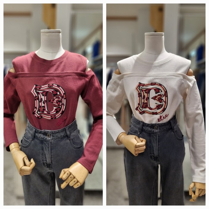 GGPX 로고장식 어깨트임 티셔츠 GLDATS400F NC청주