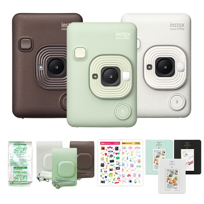 [C타입]인스탁스 미니 리플레이 하이브리드 카메라+전용케이스+필름10장+선물세트