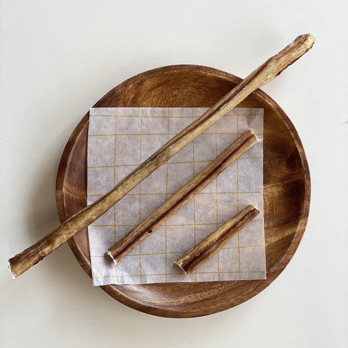 견수성찬 강아지 수제 간식 치석제거 소우신 한우스틱 14cm, 6개