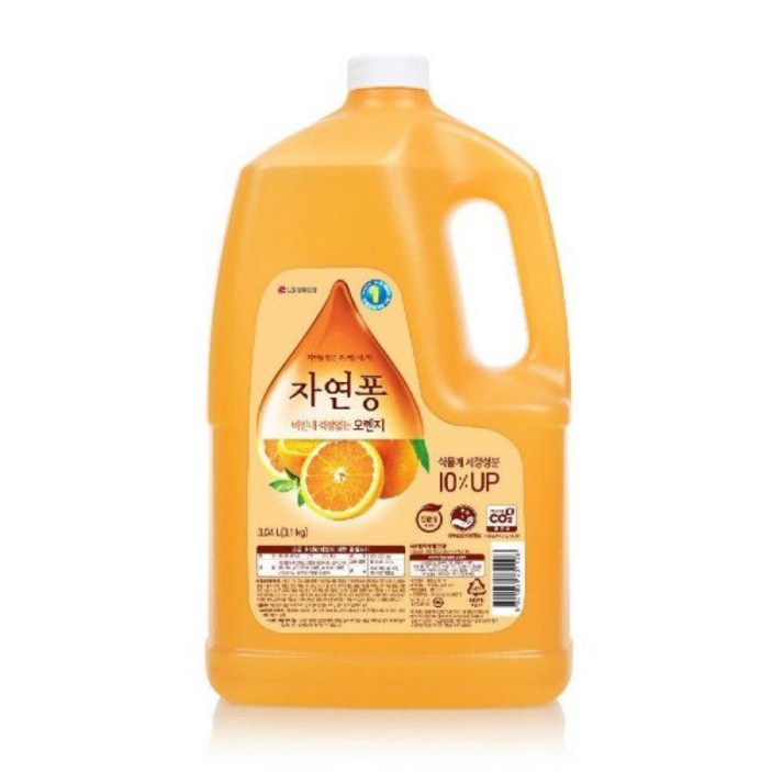 친환경 LG생활 자연퐁오렌지주방세제 3.04L