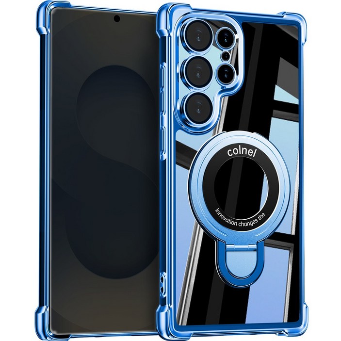 갤럭시 s25 울트라 s24 s23 ultra 2배자력 투명 맥세이프 거치대 케이스