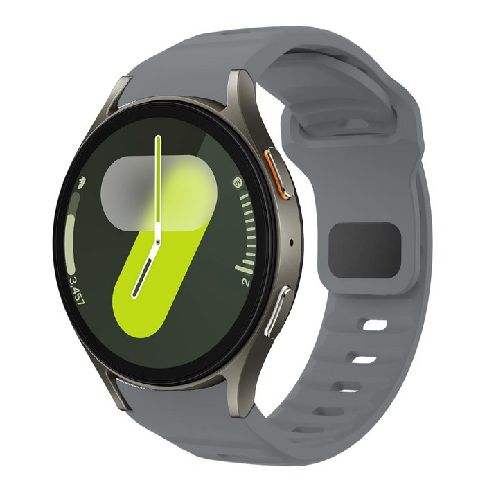 Fegwilde 갤럭시워치 호환 마린 물결무늬 스포츠 스트랩 실리콘 766클래식5프로4클래식 40mm 44mm 45mm 43mm 42mm 46mm 울트라12 47mm 밴드