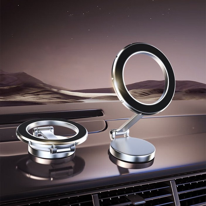 laderive맥세이프 거치대 차량용 1080도 N52초강력 자석 접이식 자동차 핸드폰 거치대