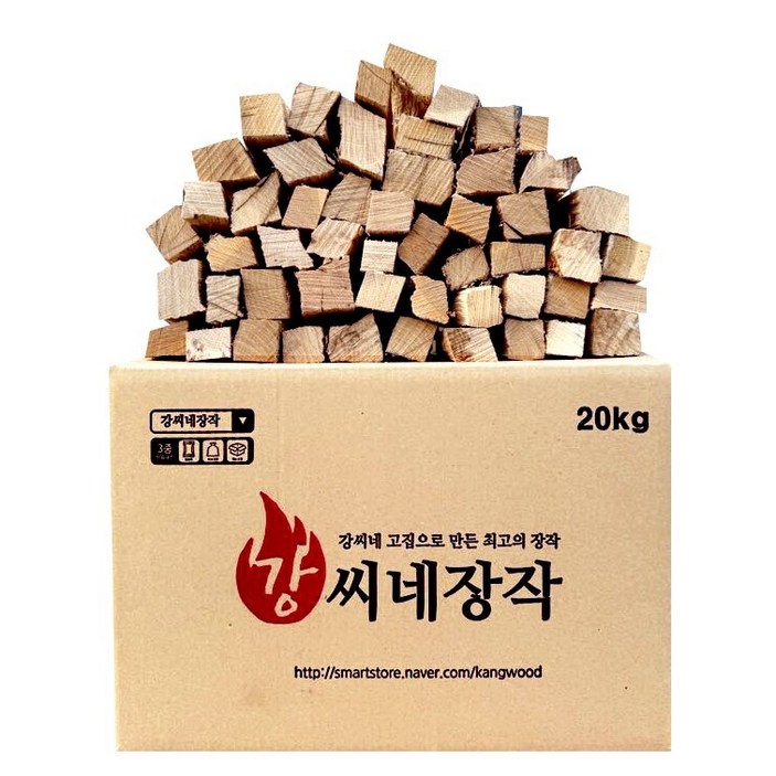강씨네장작 3중방습 참나무 3차건조 캠핑장작