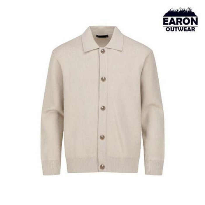 EARON 소프트터치 밀라노 립 스웨터 가디건