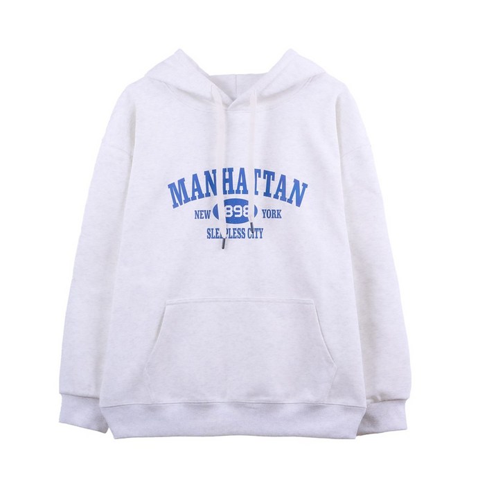 마르도 맨해튼 뉴욕 불면의 도시 스탠다드 후드 스웨트셔츠