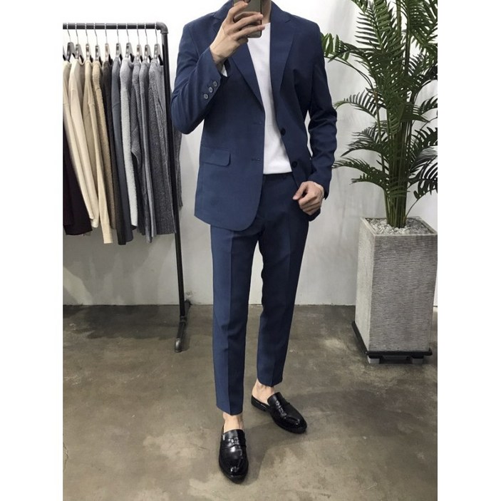 (5color) 스탠다드핏 여름 린넨 슈트세트